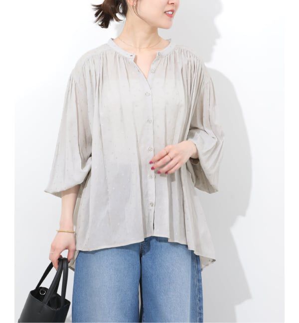 JOURNAL STANDARD relume「グリッタードットギャザーブラウス」|シャツ・ブラウス|