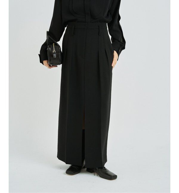 HARDY NOIR「《追加》2タックロングスカート 2」|スカート|