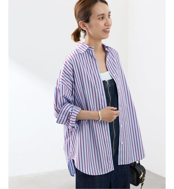 FRAMeWORK「インポートファブリックシャツ」|シャツ・ブラウス|ブルー A