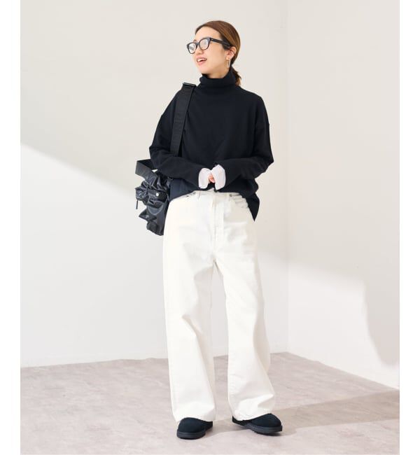 FRAMeWORK「≪追加≫ハトメ付き天竺タートルネック」|ニット・セーター|