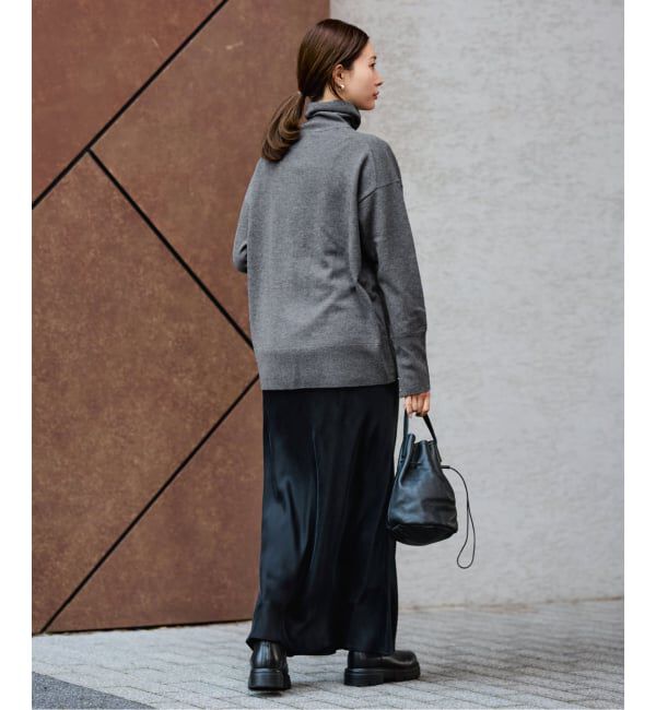 FRAMeWORK「≪追加≫ハトメ付き天竺タートルネック」|ニット・セーター|