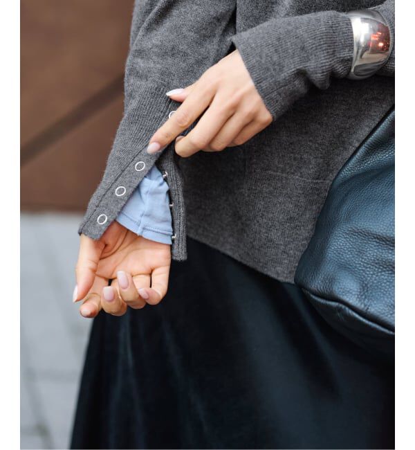 FRAMeWORK「≪追加≫ハトメ付き天竺タートルネック」|ニット・セーター|