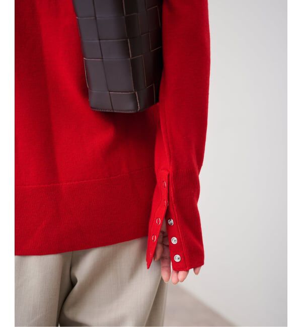 FRAMeWORK「≪追加≫ハトメ付き天竺タートルネック」|ニット・セーター|