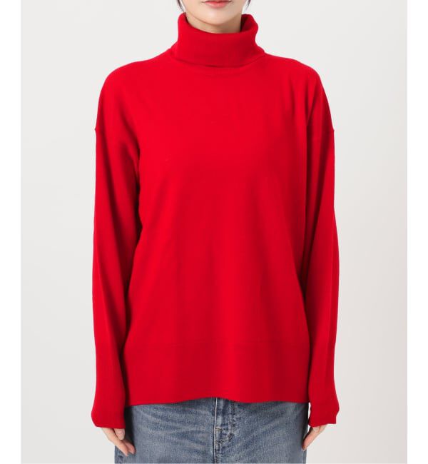 FRAMeWORK「≪追加≫ハトメ付き天竺タートルネック」|ニット・セーター|