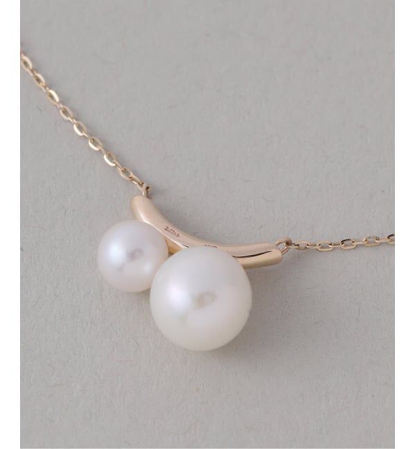 Lilas by Spick&Span「《WEB限定》ダブルパールネックレス K10」|ネックレス|