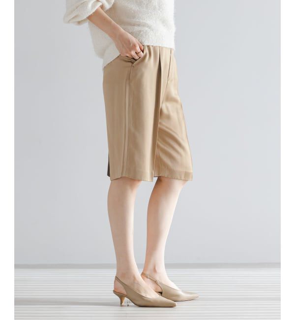 NOBLE「《予約》コンパクトサテンバミューダーパンツ」|その他|