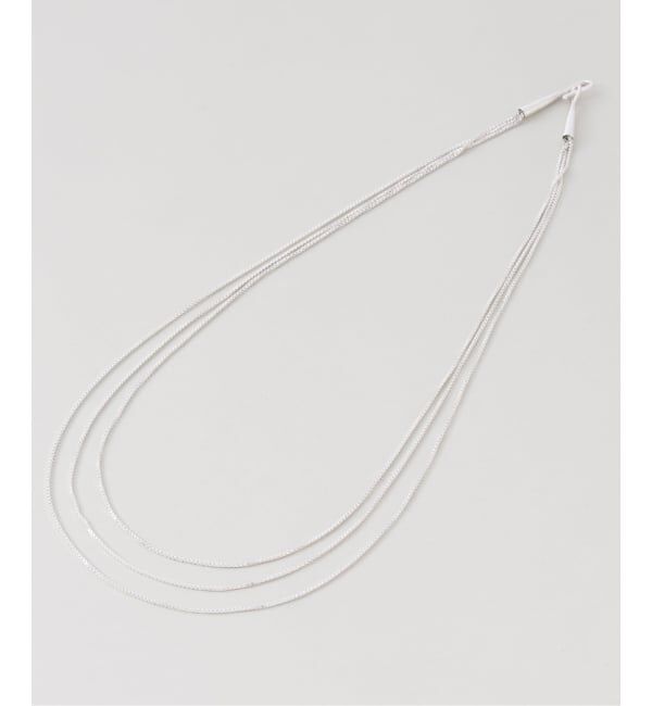 Spick and Span「《予約》【SAMH by LILAS】トリプルネックレス SV」|ネックレス|