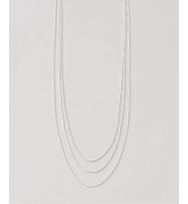 Spick and Span「《予約》【SAMH by LILAS】トリプルネックレス SV」|ネックレス|