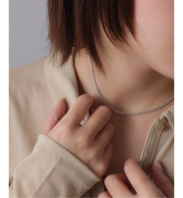 Spick and Span「《予約》【SAMH by LILAS】フックチョーカー SV」|ネックレス|シルバー