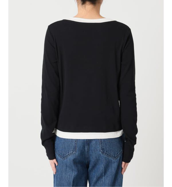 U by SPICK&SPAN「《予約》フェイクレイヤードガーゼフライストップス」|Tシャツ・カットソー|