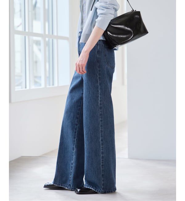 U by SPICK&SPAN「《予約》ハイライズストレートデニム」|デニム|