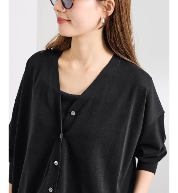 FRAMeWORK「≪一部カラーWEB限定 / 追加予約≫CO/AceワイドVネックカーディガン」|カーディガン|