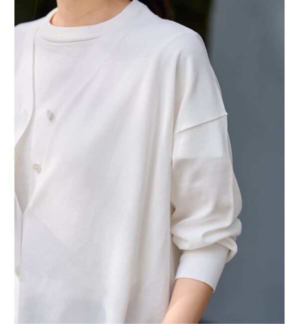 FRAMeWORK「≪一部カラーWEB限定 / 追加予約≫CO/AceワイドVネックカーディガン」|カーディガン|