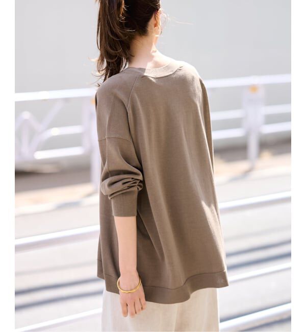 FRAMeWORK「≪一部カラーWEB限定 / 追加予約≫CO/AceワイドVネックカーディガン」|カーディガン|