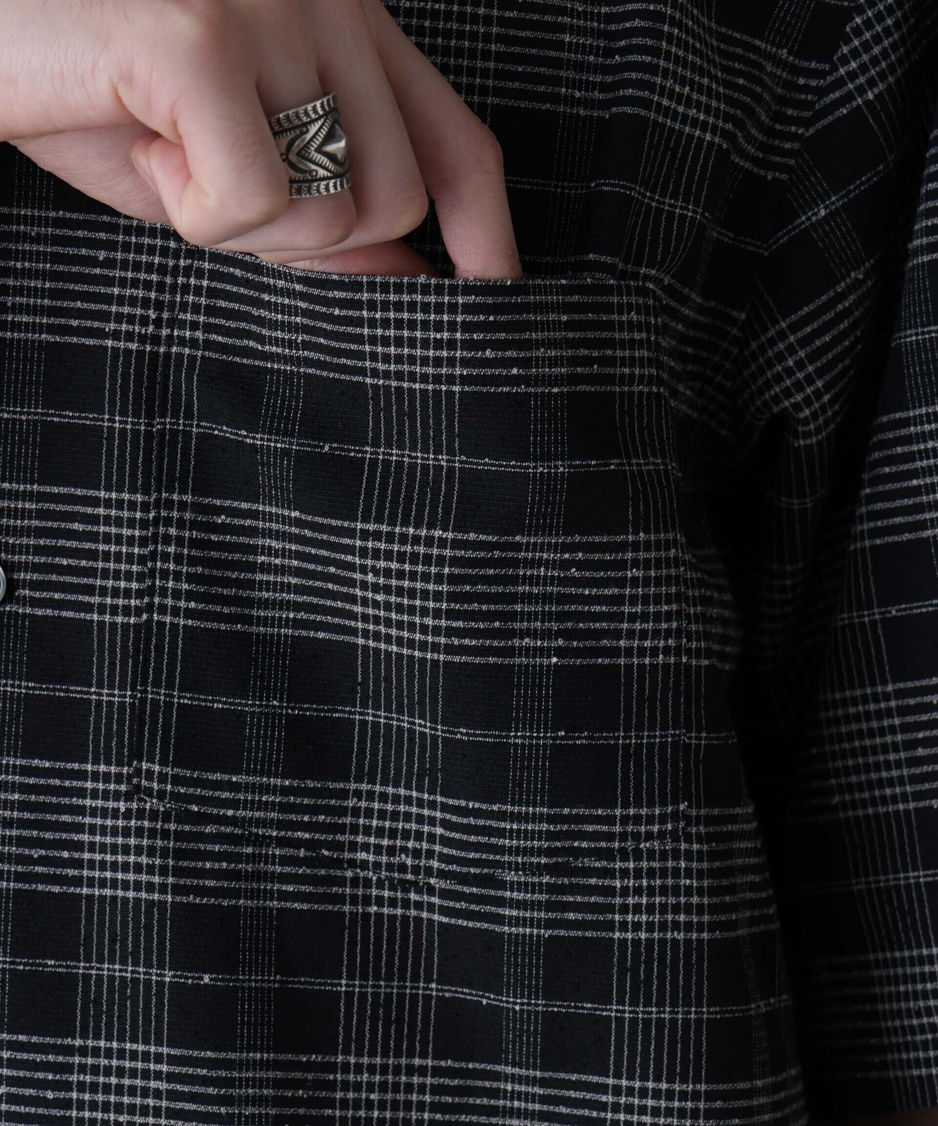 nano･universe「ブークレチェックオープンカラーシャツ」|シャツ・ブラウス|