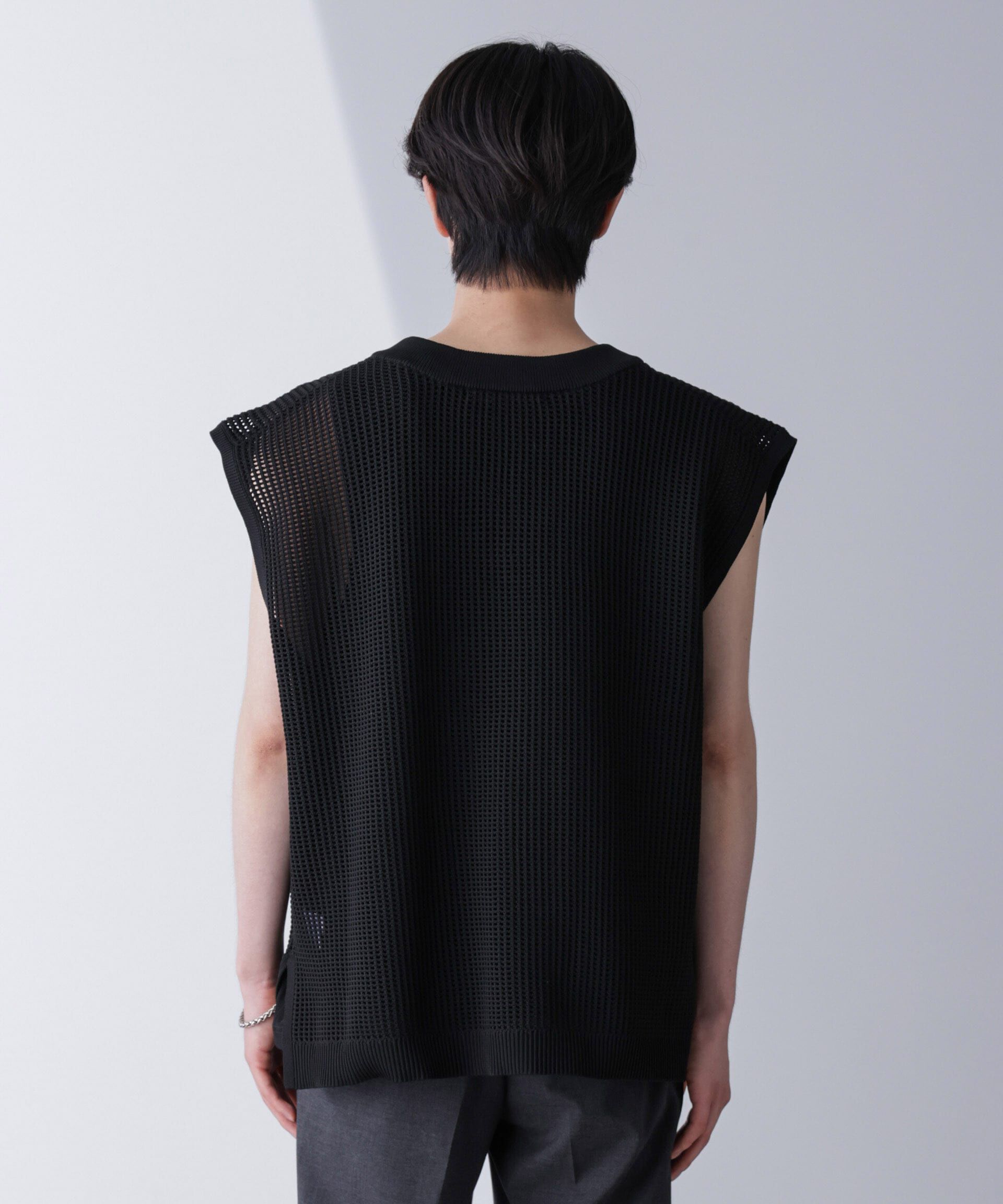 nano･universe「ルーズシルエット ニットベスト」|ニット・セーター|