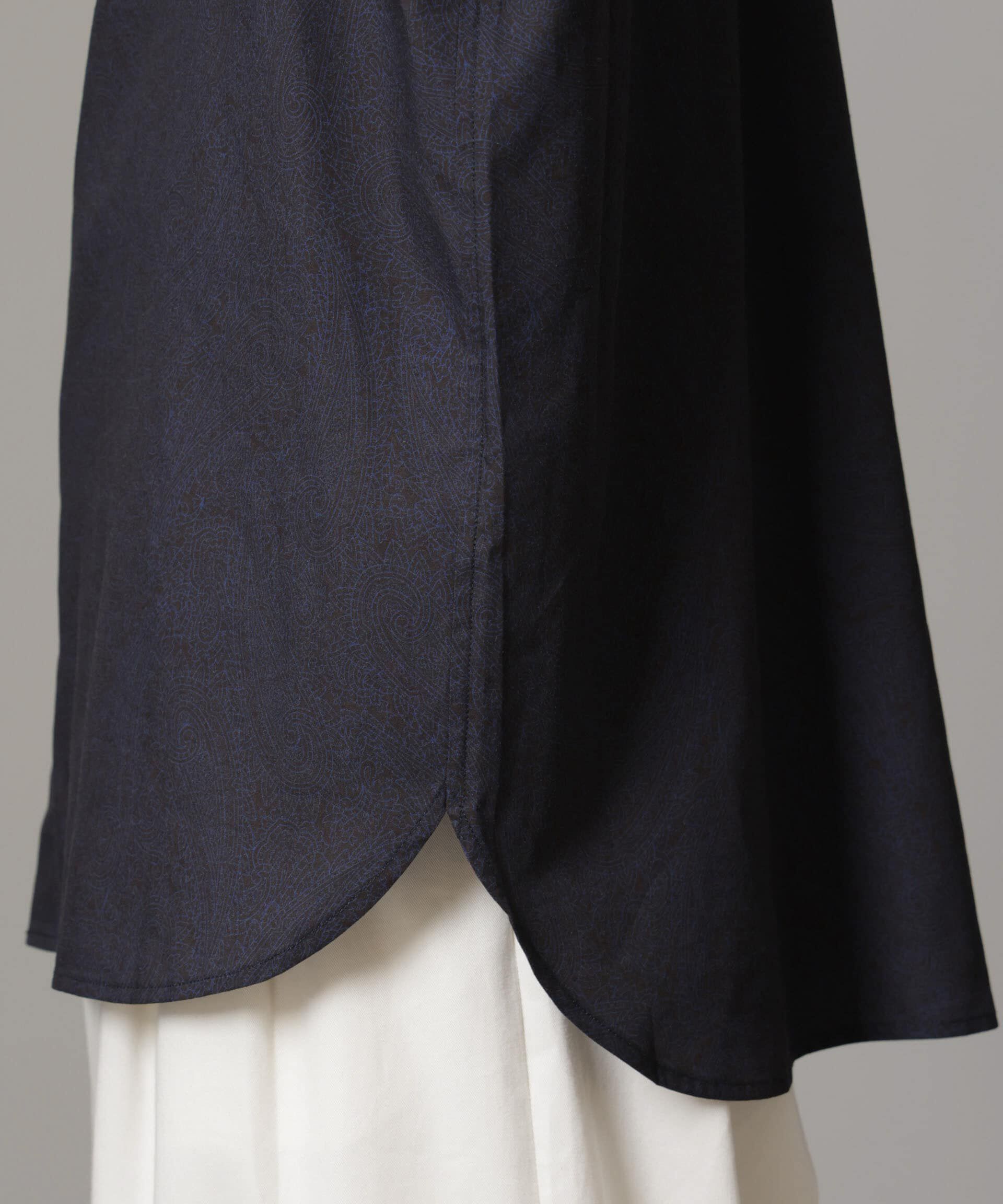 nano･universe「ペイズリーリラックスシャツ 半袖」|シャツ・ブラウス|