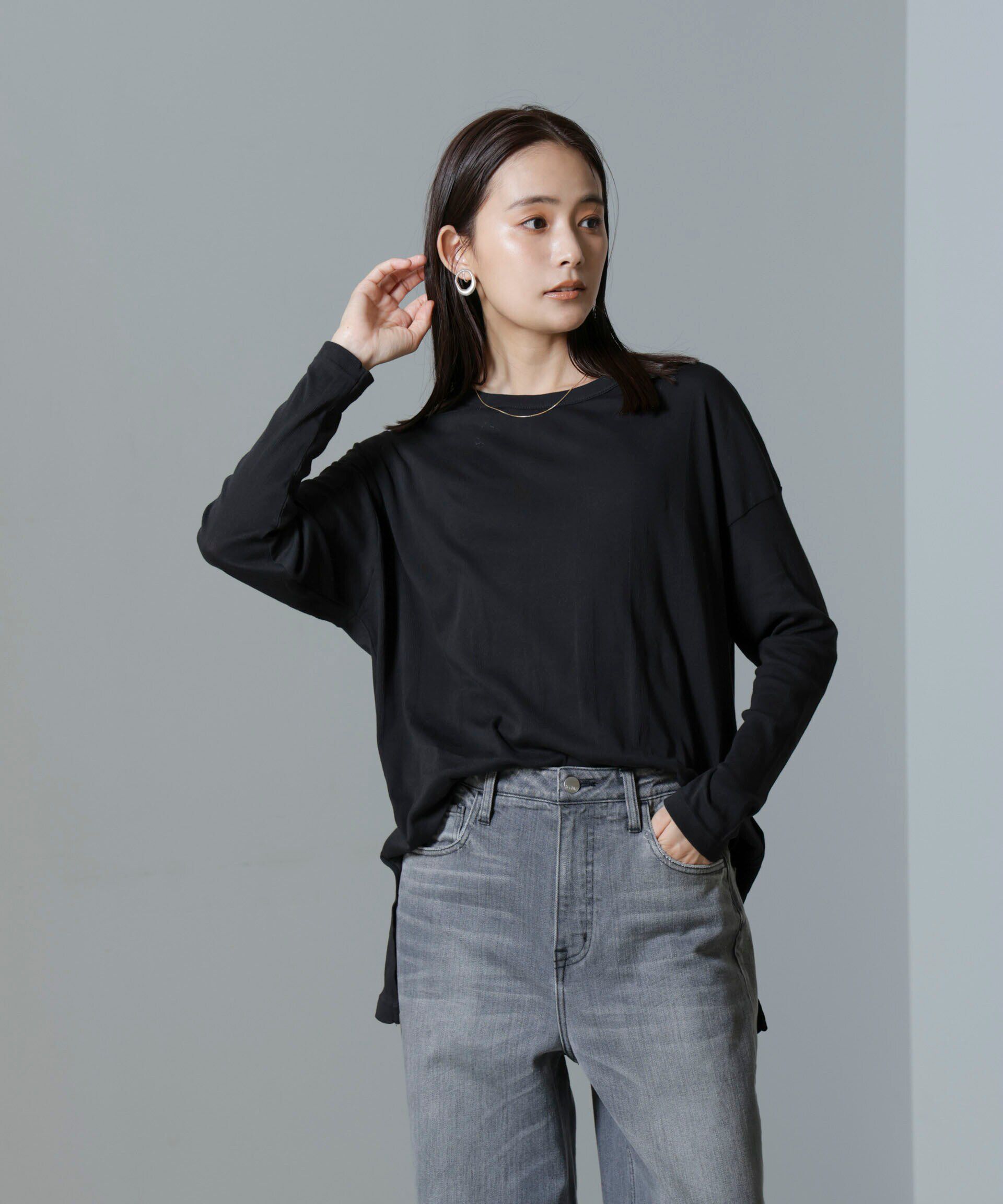 nano･universe「Robert P. Miller/Lightrib turtle Crew L/S tee」|Tシャツ・カットソー|