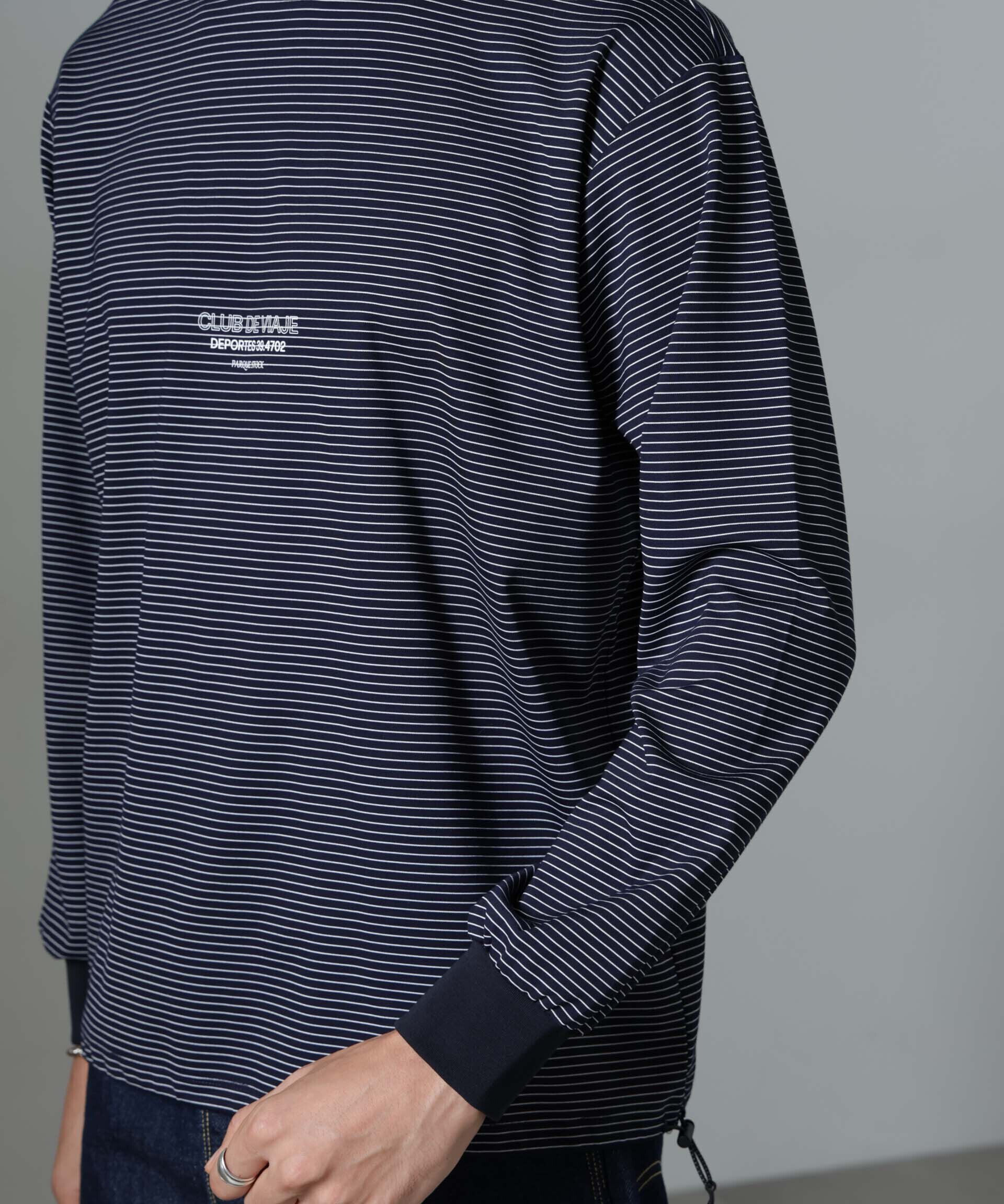 nano･universe「｢NJ/CLUB｣PARKSTOCK ボーダーロングスリーブTシャツ」|Tシャツ・カットソー|