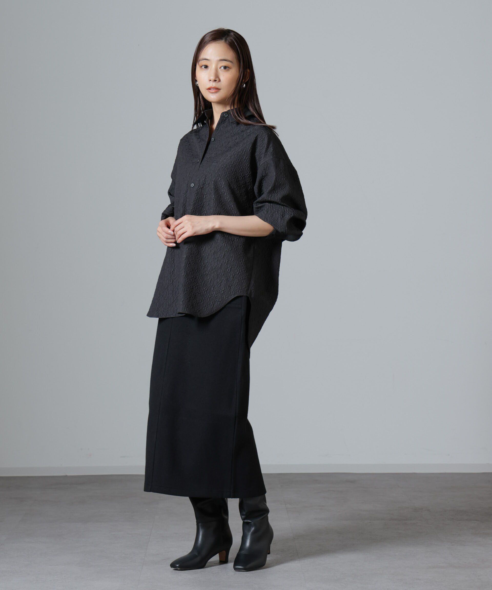 nano･universe「ウールライクニードルパンチスカート(セットアップ可)」|スカート|