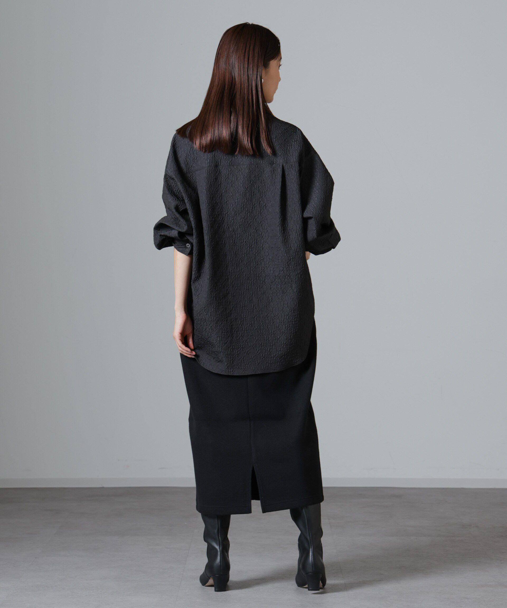 nano･universe「ウールライクニードルパンチスカート(セットアップ可)」|スカート|