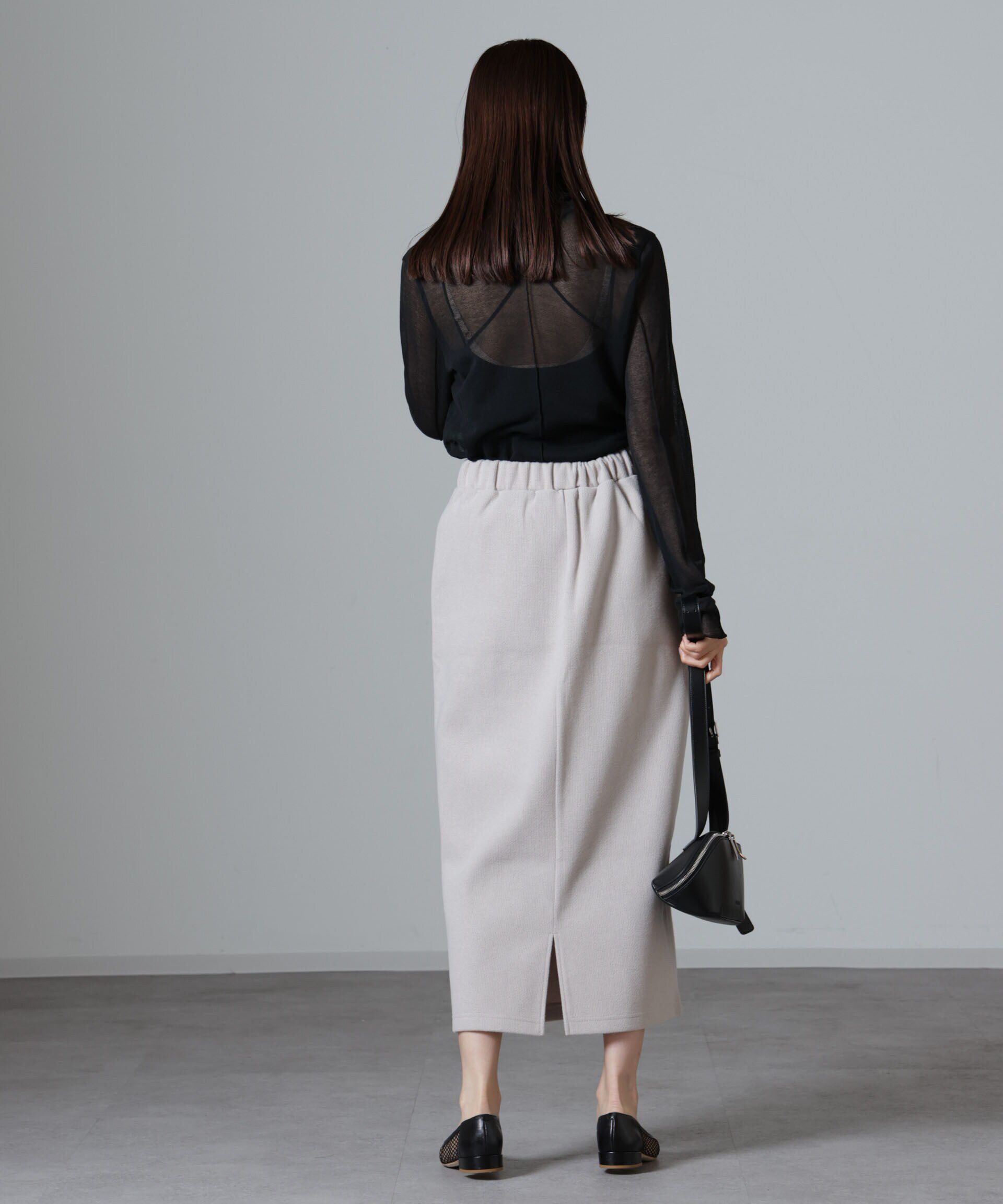 nano･universe「ウールライクニードルパンチスカート(セットアップ可)」|スカート|