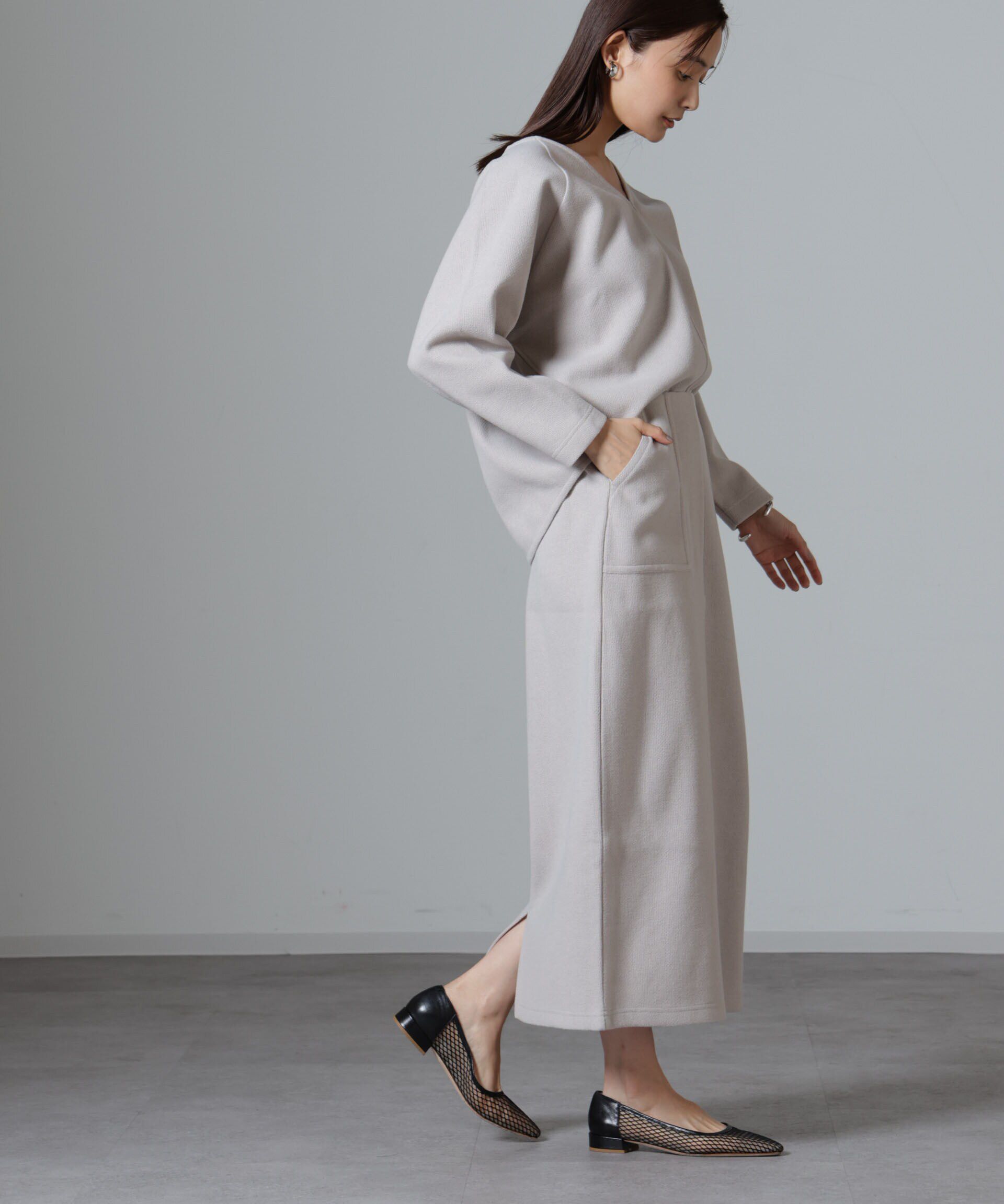 nano･universe「ウールライクニードルパンチスカート(セットアップ可)」|スカート|