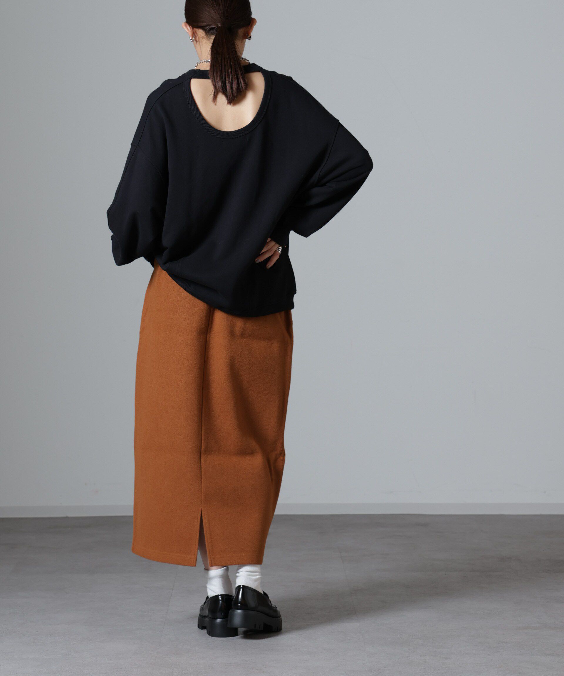 nano･universe「ウールライクニードルパンチスカート(セットアップ可)」|スカート|