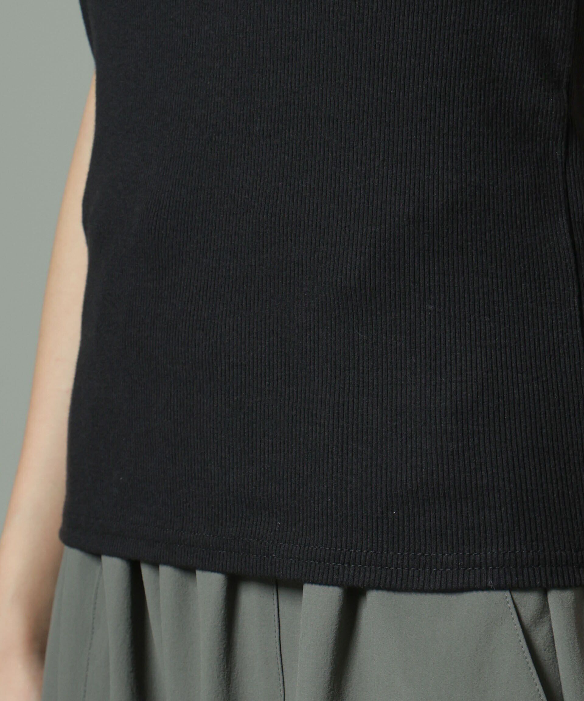 nano･universe「抗菌防臭リブカップ付きダブルストラップキャミソール」|Tシャツ・カットソー|