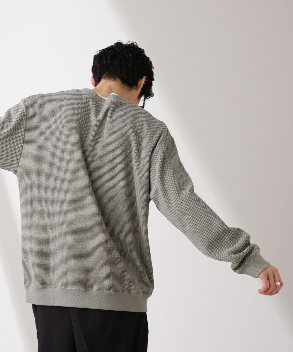 nano･universe「テックワッフルクルーネックTシャツ」|Tシャツ・カットソー|