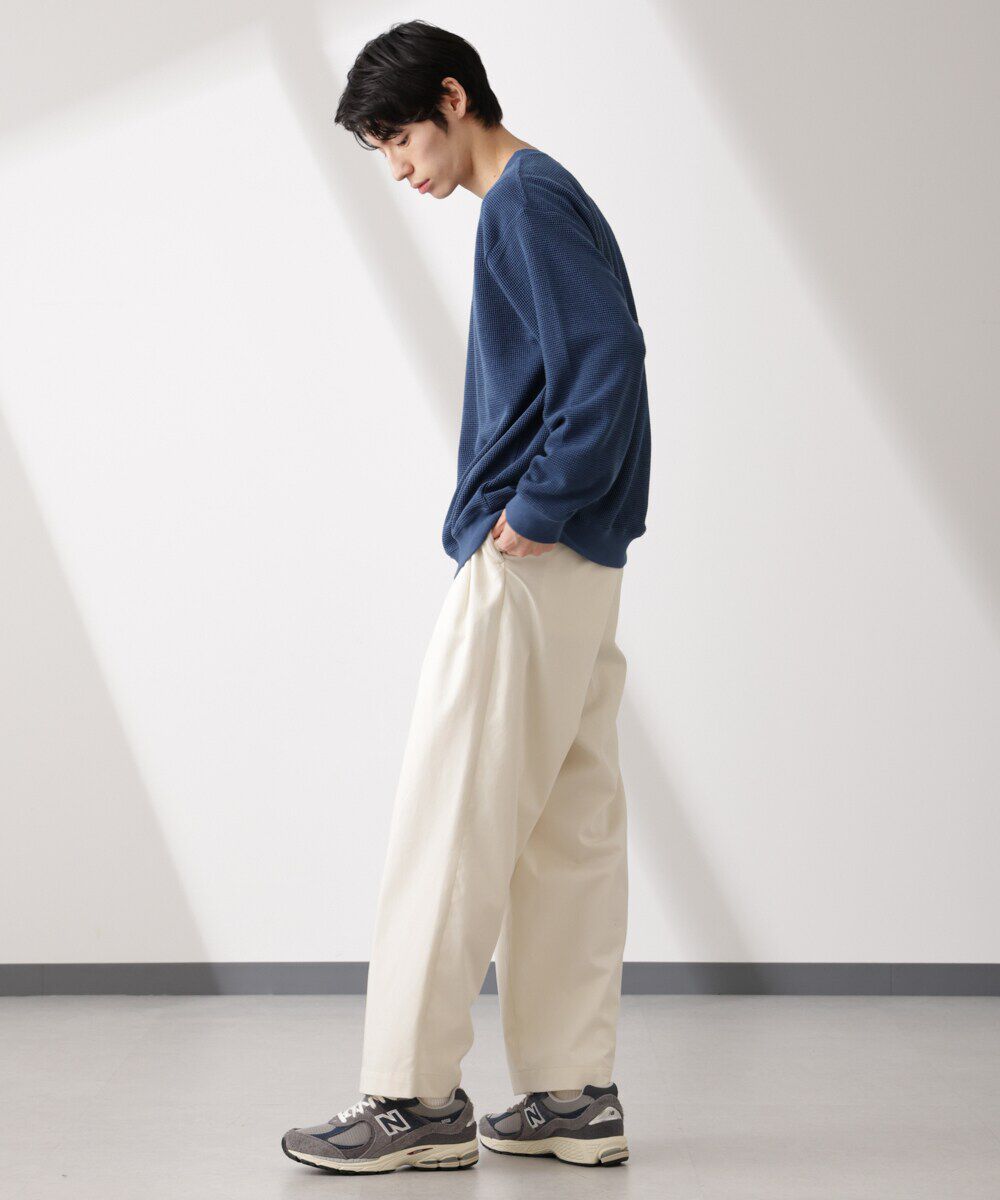 nano･universe「テックワッフルクルーネックTシャツ」|Tシャツ・カットソー|