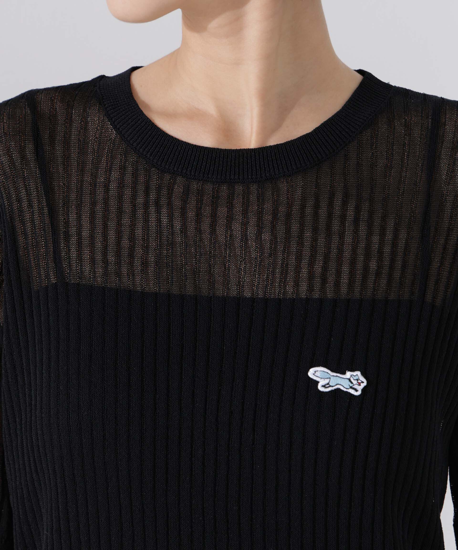 nano･universe「PENNEYS別注TheFOXシアーリブニットトップス」|ニット・セーター|