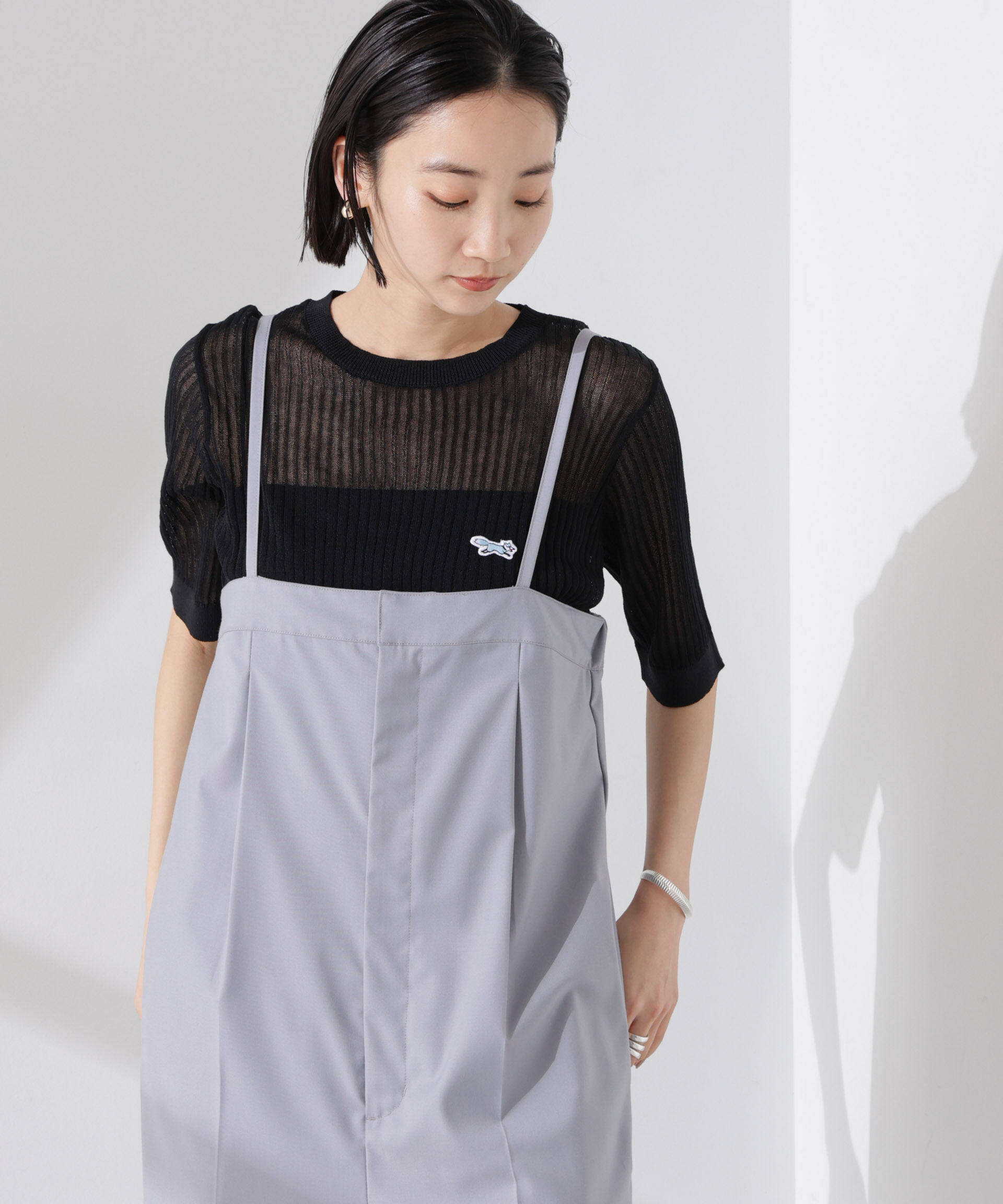 nano･universe「PENNEYS別注TheFOXシアーリブニットトップス」|ニット・セーター|