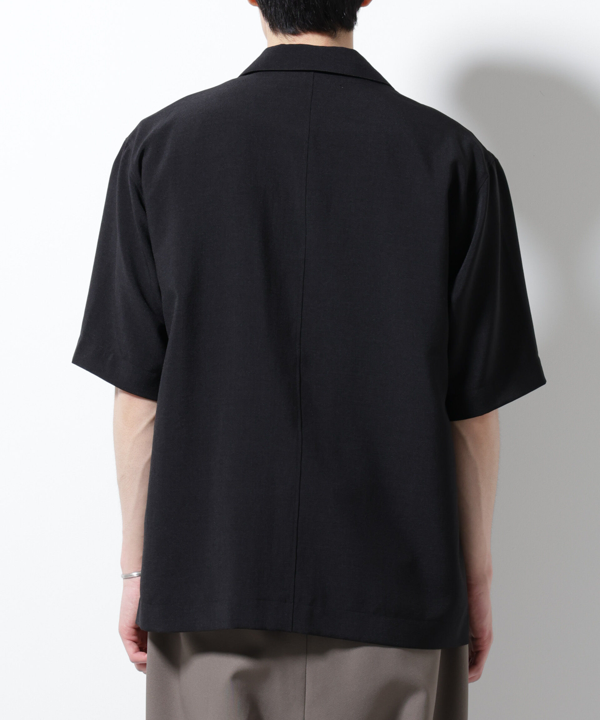 nano･universe「メランジドライシャツジャケット 半袖（セットアップ可）」|シャツ・ブラウス|