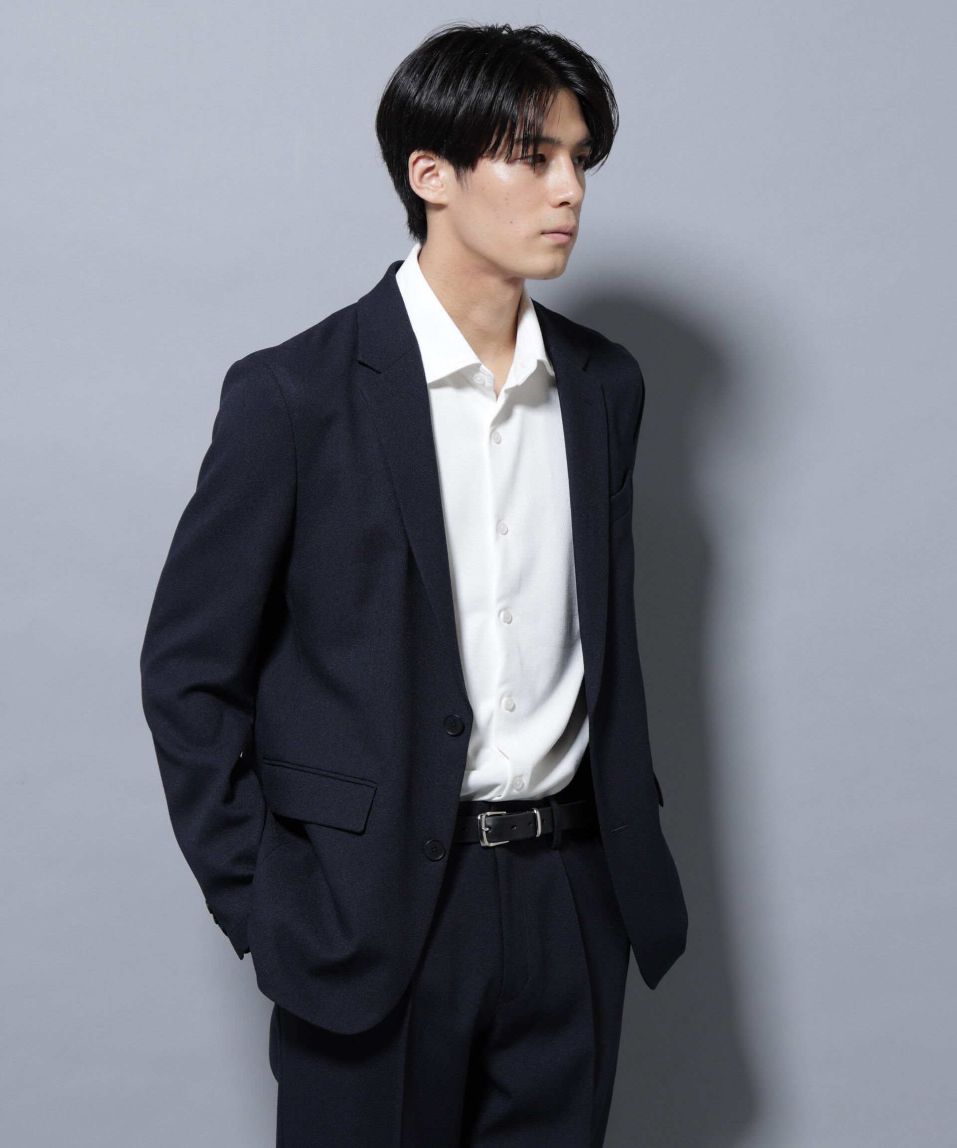 nano･universe「「Damerino」LANATEC(R)メランジオックスストレッチセットアップ」|スーツ|