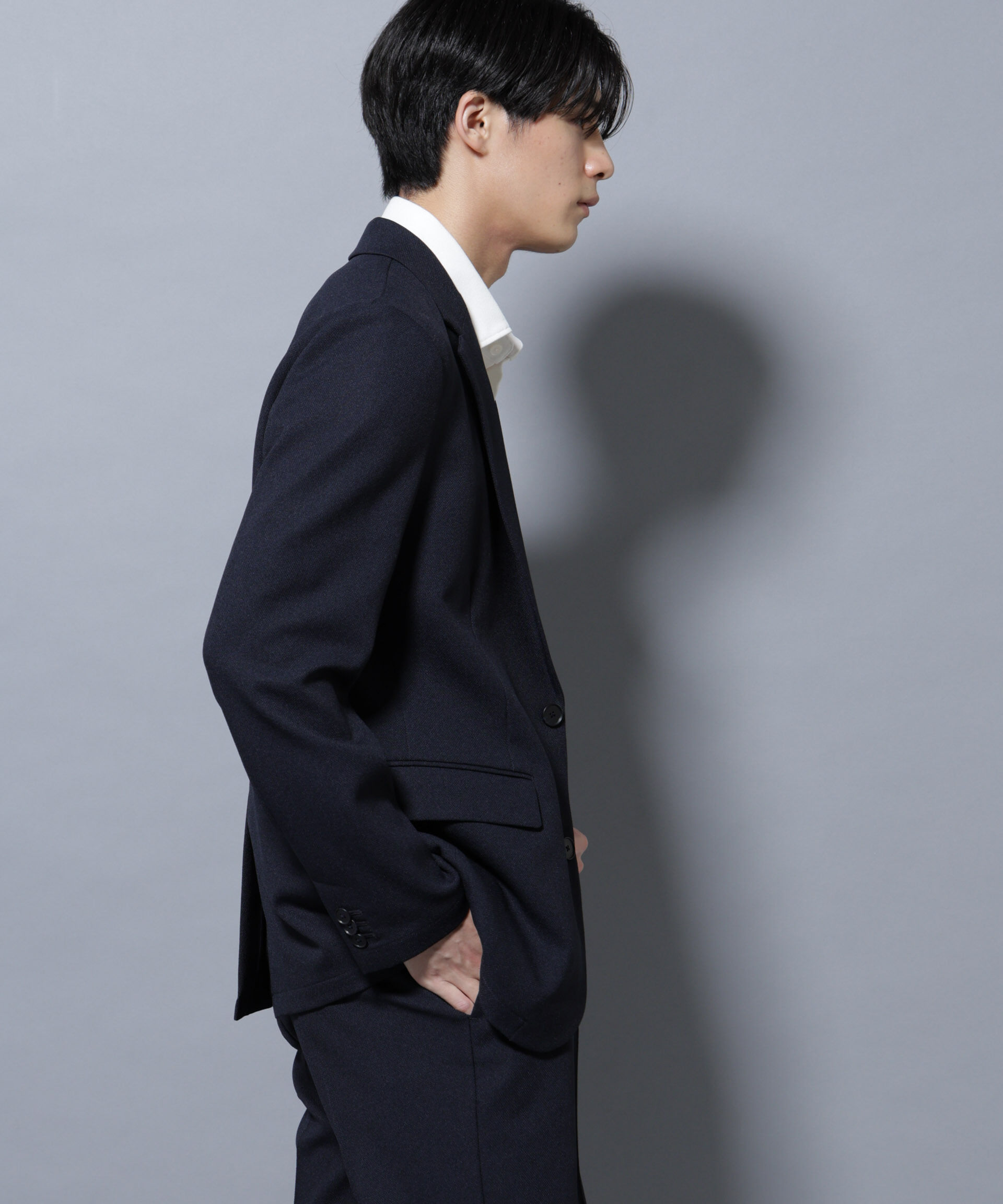 nano･universe「「Damerino」LANATEC(R)メランジオックスストレッチセットアップ」|スーツ|