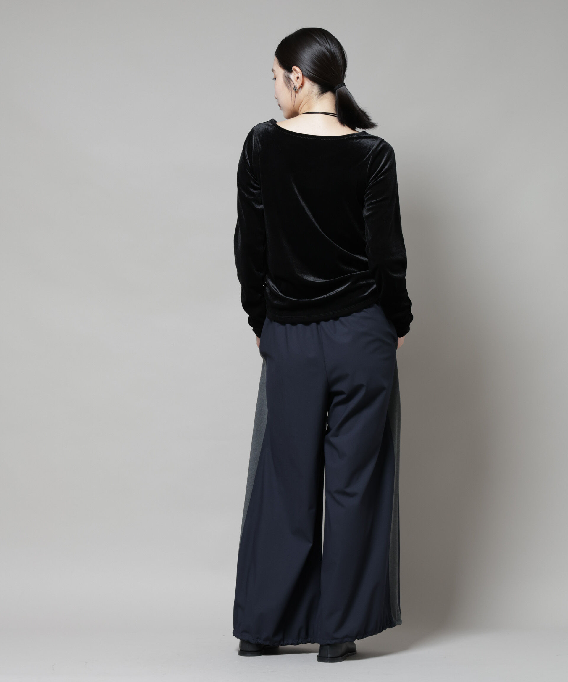 nano･universe「前後2wayベロアカットトップス(セットアップ可)」|Tシャツ・カットソー|