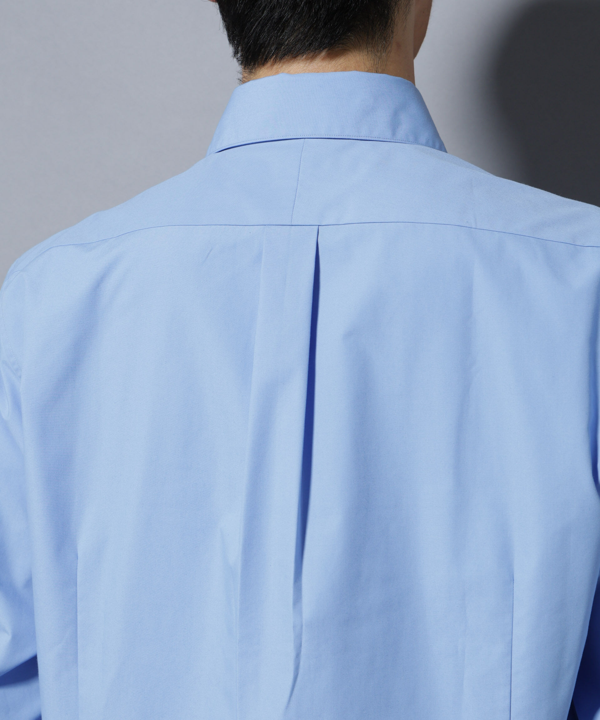 nano･universe「「N shirt」Anti Soaked(R)汗染み防止ホリゾンタルカラーシャツ長袖」|シャツ・ブラウス|