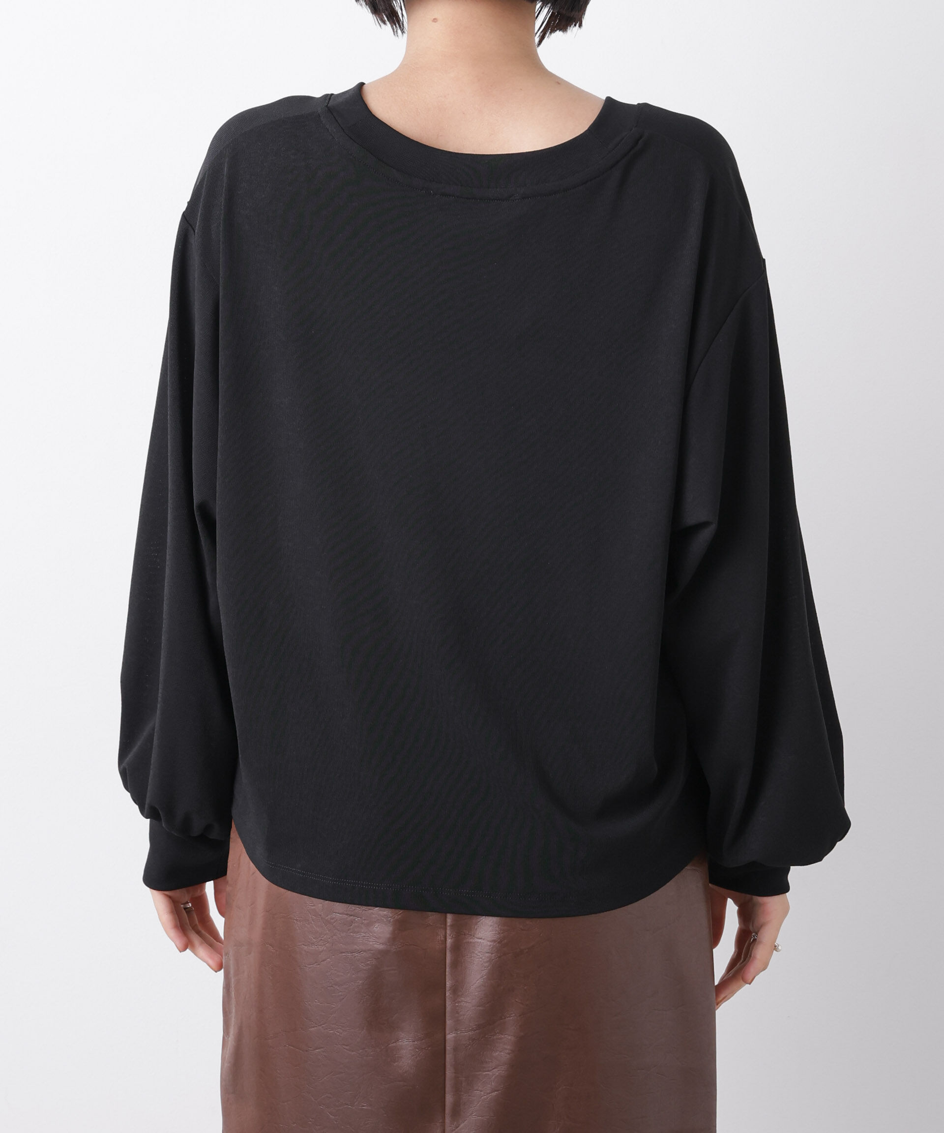 nano･universe「シアーカットVネックカーディガン」|Tシャツ・カットソー|