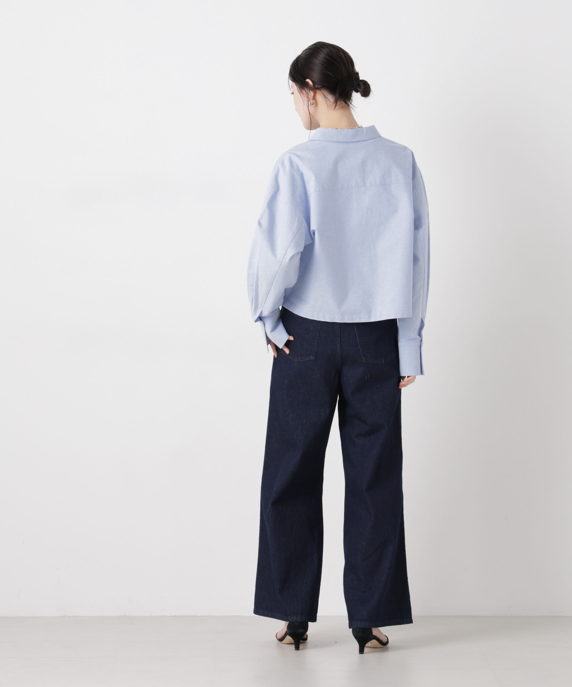 nano･universe「オックスクロップドシャツ」|シャツ・ブラウス|
