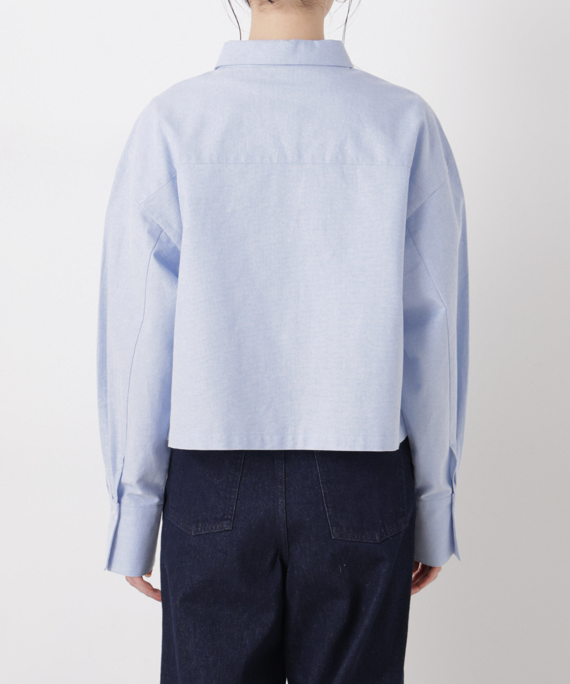 nano･universe「オックスクロップドシャツ」|シャツ・ブラウス|