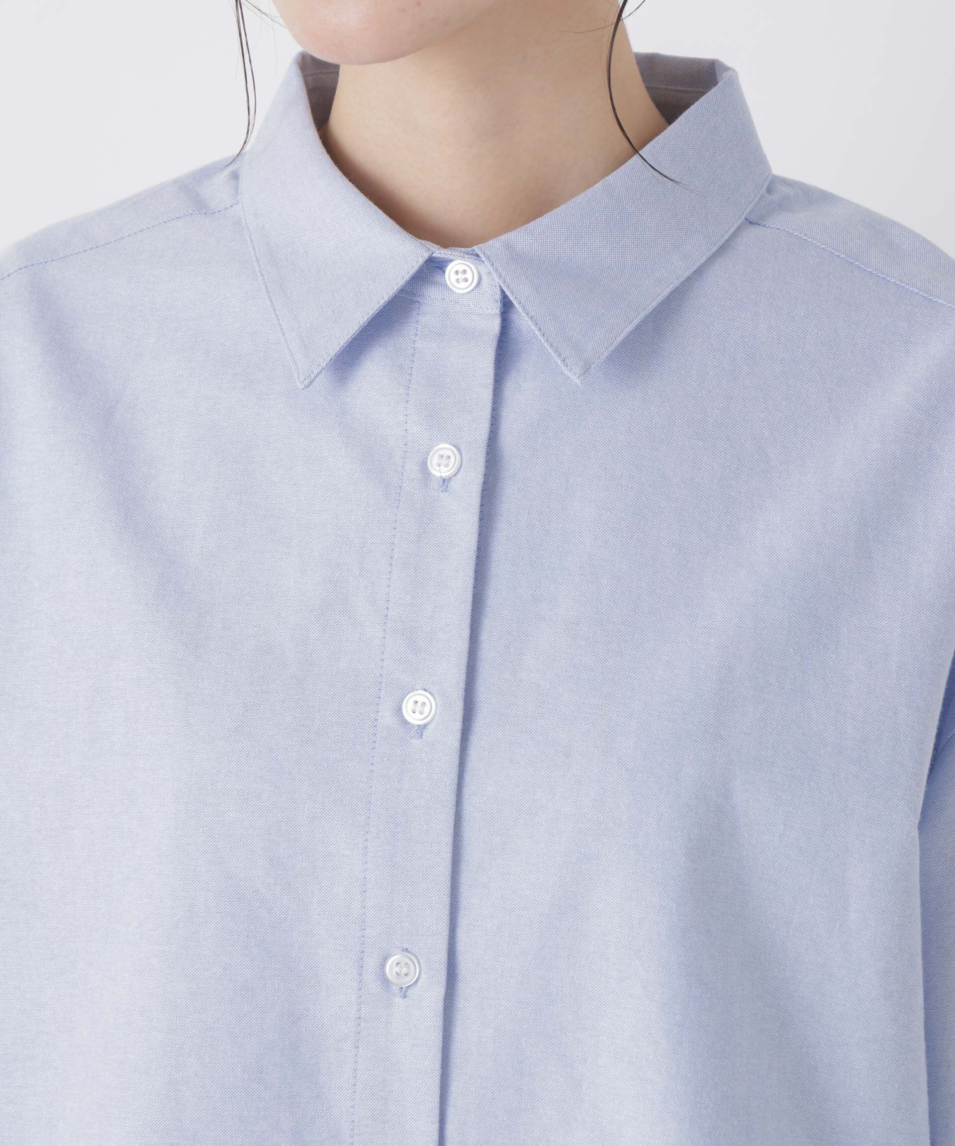 nano･universe「オックスクロップドシャツ」|シャツ・ブラウス|