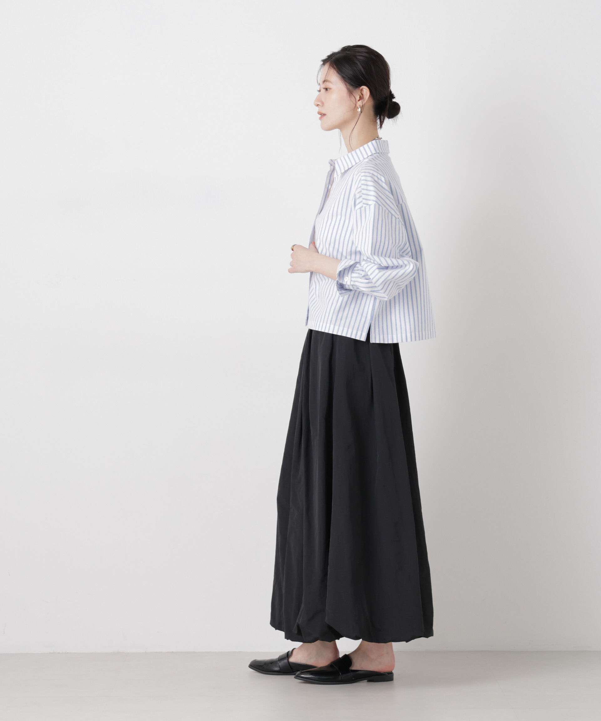 nano･universe「オックスクロップドシャツ」|シャツ・ブラウス|