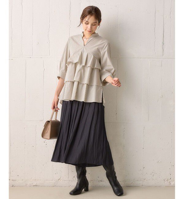 組曲「【秋色追加！大人気定番アイテム】ギャザーライトデシン パンツ」|その他|