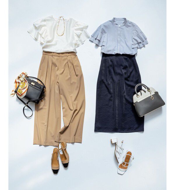 組曲「ドライタッチツイル ワイドパンツ」|その他|