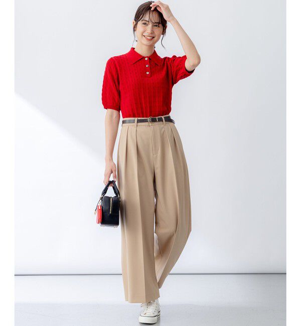 組曲「ドライタッチツイル ワイドパンツ」|その他|