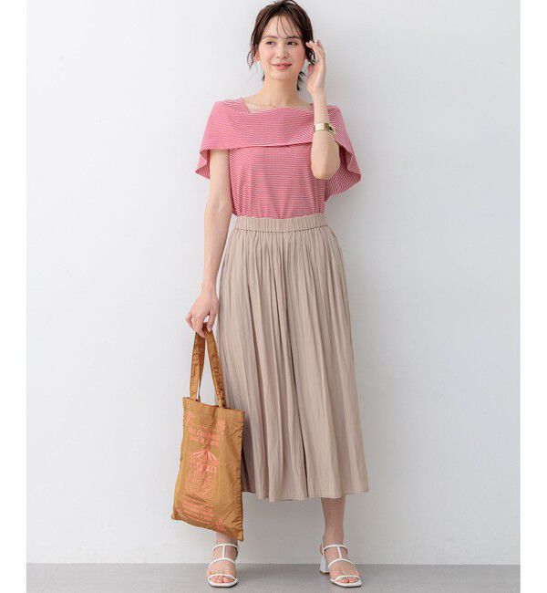 組曲「GIZAコットンオフショルダー カットソー」|Tシャツ・カットソー|