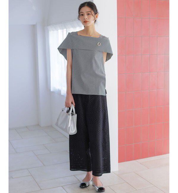 組曲「GIZAコットンオフショルダー カットソー」|Tシャツ・カットソー|