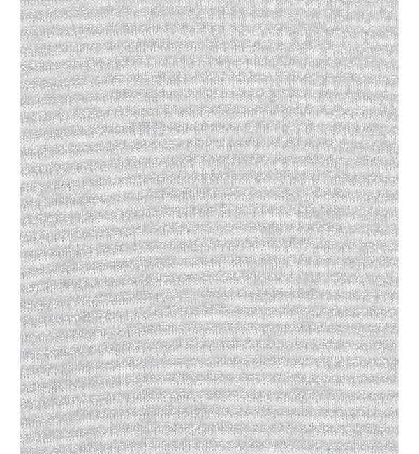 自由区「【洗える】ラメボーダー ニット」|ニット・セーター|