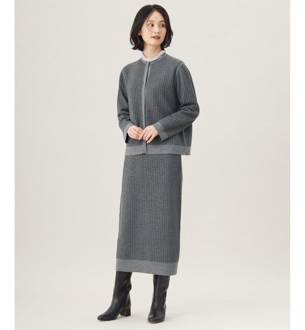 自由区「【洗える】ラメボーダー ニット」|ニット・セーター|